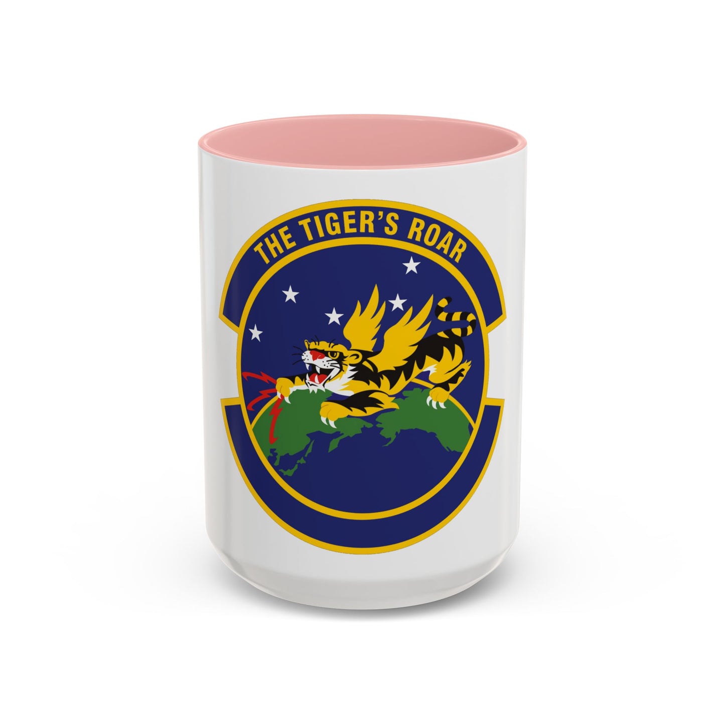 614 Air and Space Communications Squadron AFSPC (U.S. Air Force) Accent Coffee Mug