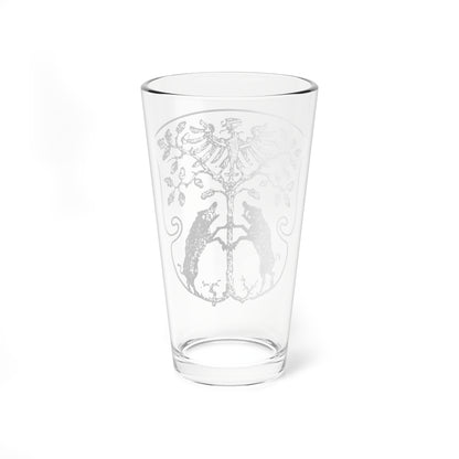 Eberswalde-coat-of-arms-1892-vector-clip-art (Germany) (Coat of Arms) Pint Glass 16oz
