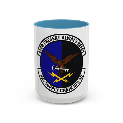 435th Supply Chain Operations Squadron (U.S. Air Force) Accent Coffee Mug