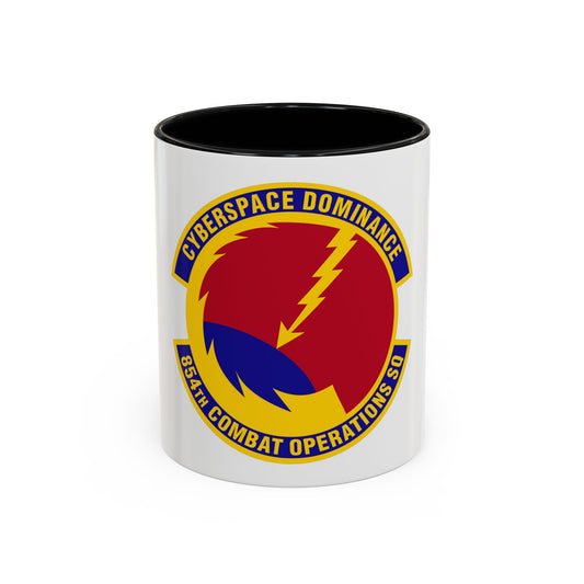 854 Combat Operations Squadron AFRC (U.S. Air Force) Accent Coffee Mug
