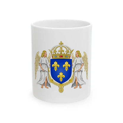 Coat of arms of France 1515-1578 - White Coffee Mug-11oz-Go Mug Yourself