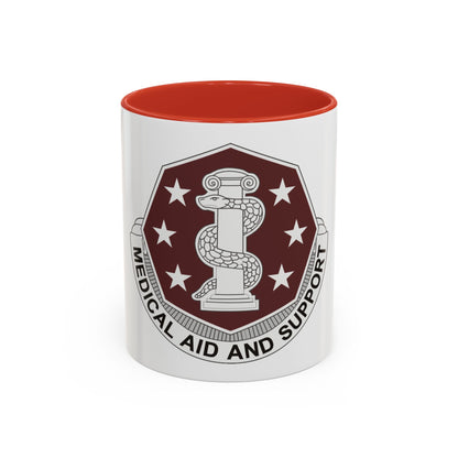 168 Medical Battalion (U.S. Army) Accent Coffee Mug