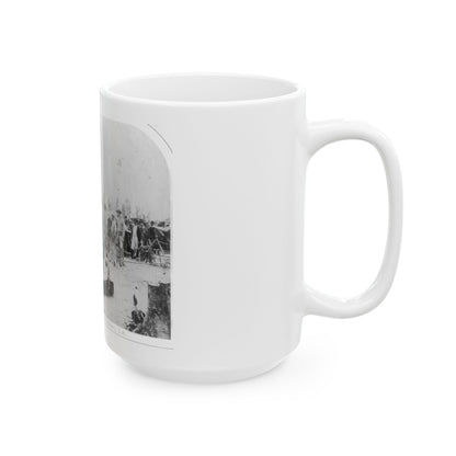 View Of Indiana Artillery, Port Hudson, La (U.S. Civil War) White Coffee Mug