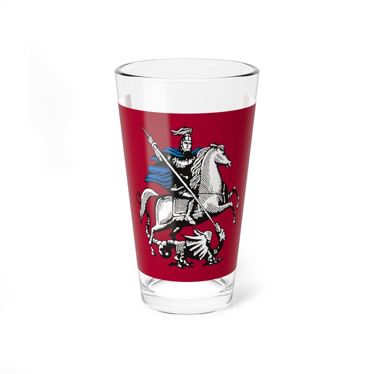 Flag of Moscow Russia (Russia) Pint Glass 16oz