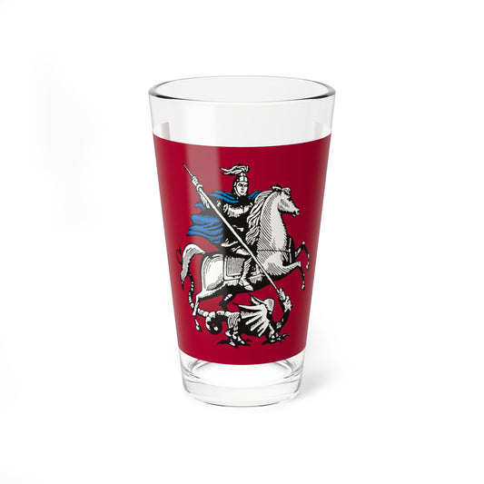 Flag of Moscow Russia (Russia) Pint Glass 16oz