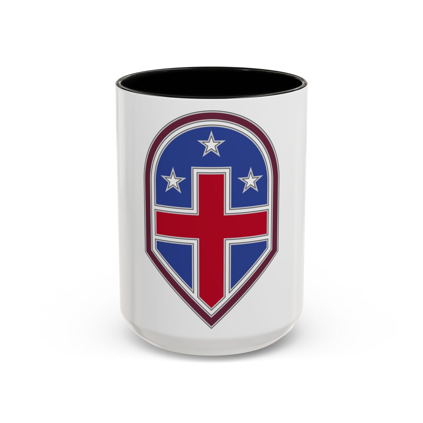 332 Medical Brigade 3 (U.S. Army) Accent Coffee Mug