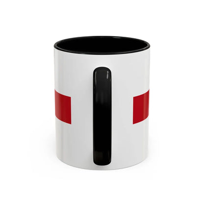 Flag of Genoa Italy - Accent Coffee Mug-Go Mug Yourself