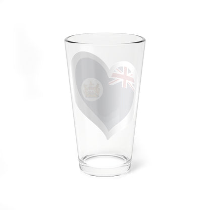 Eurovision Song Contest heart Hong Kong white 1959-1997 (China) Pint Glass 16oz