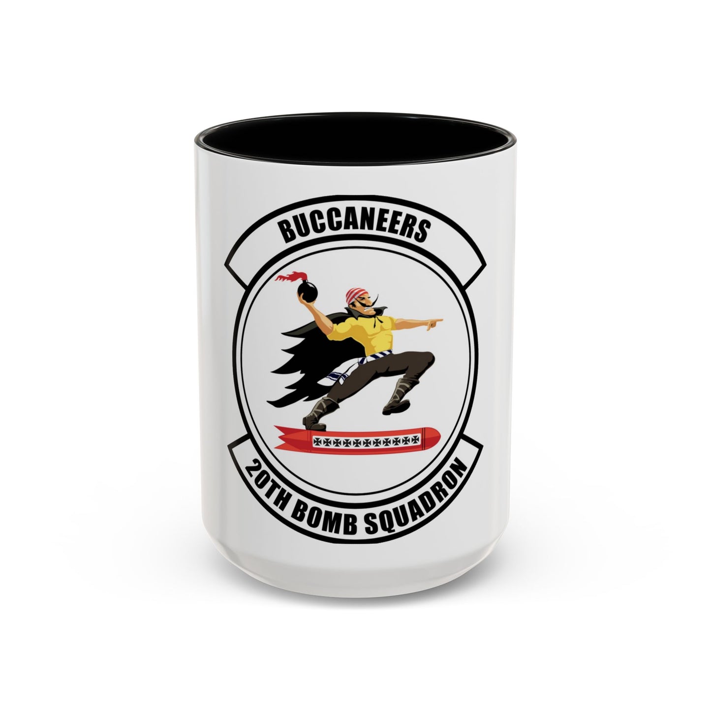 20th Bomb Squadron Emblem (U.S. Air Force) Accent Coffee Mug