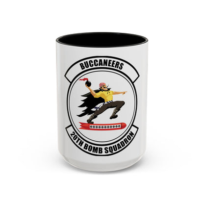 20th Bomb Squadron Emblem (U.S. Air Force) Accent Coffee Mug