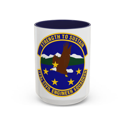 773 Civil Engineer Squadron PACAF (U.S. Air Force) Accent Coffee Mug