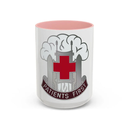 McAfee Hospital (U.S. Army) Accent Coffee Mug-15oz-Pink-Go Mug Yourself