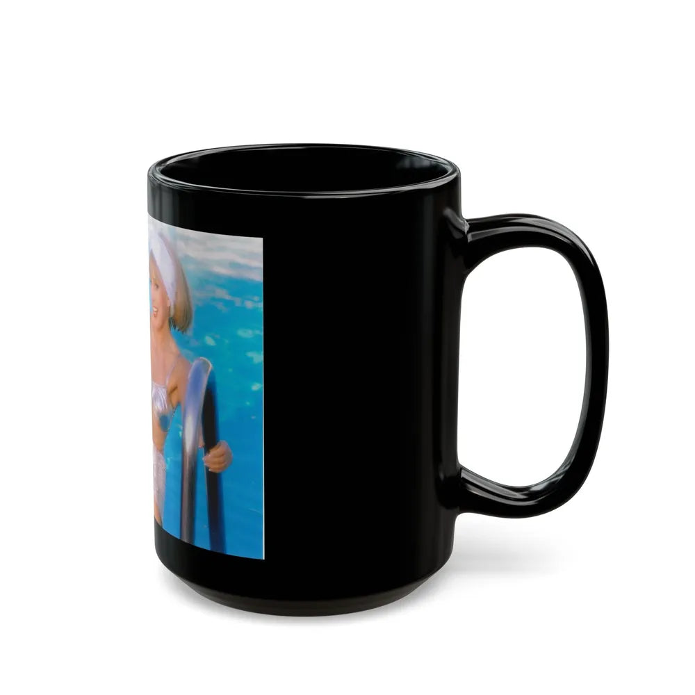 Terry Moore #415 - Unreleased Aug. '84 Playboy Photo from shoot non nude2 (Vintage Female Icon) Black Coffee Mug-Go Mug Yourself