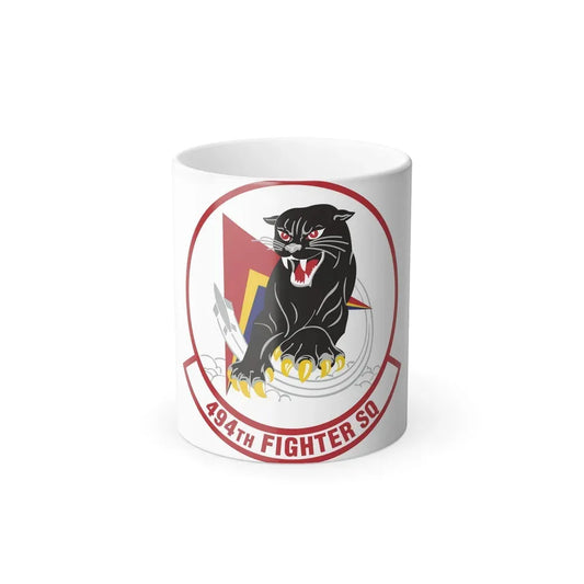 494th Fighter Squadron (U.S. Air Force) Color Changing Coffee Mug 11oz - Go Mug Yourself
