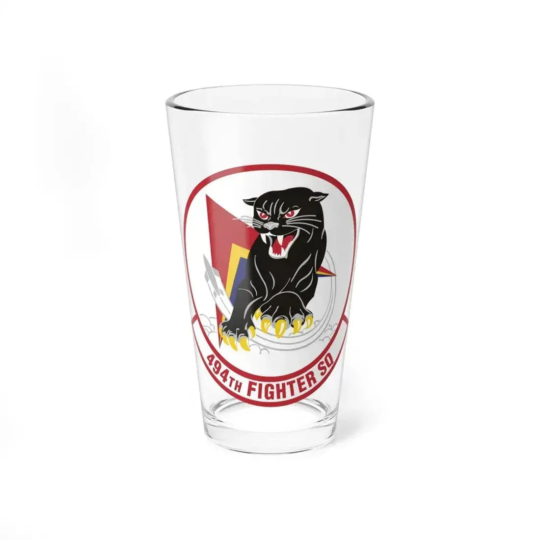 494th Fighter Squadron (U.S. Air Force) Pint Glass 16oz 16oz - Go Mug Yourself