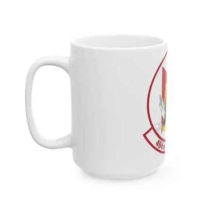 494th Fighter Squadron (U.S. Air Force) White Coffee Mug - Go Mug Yourself