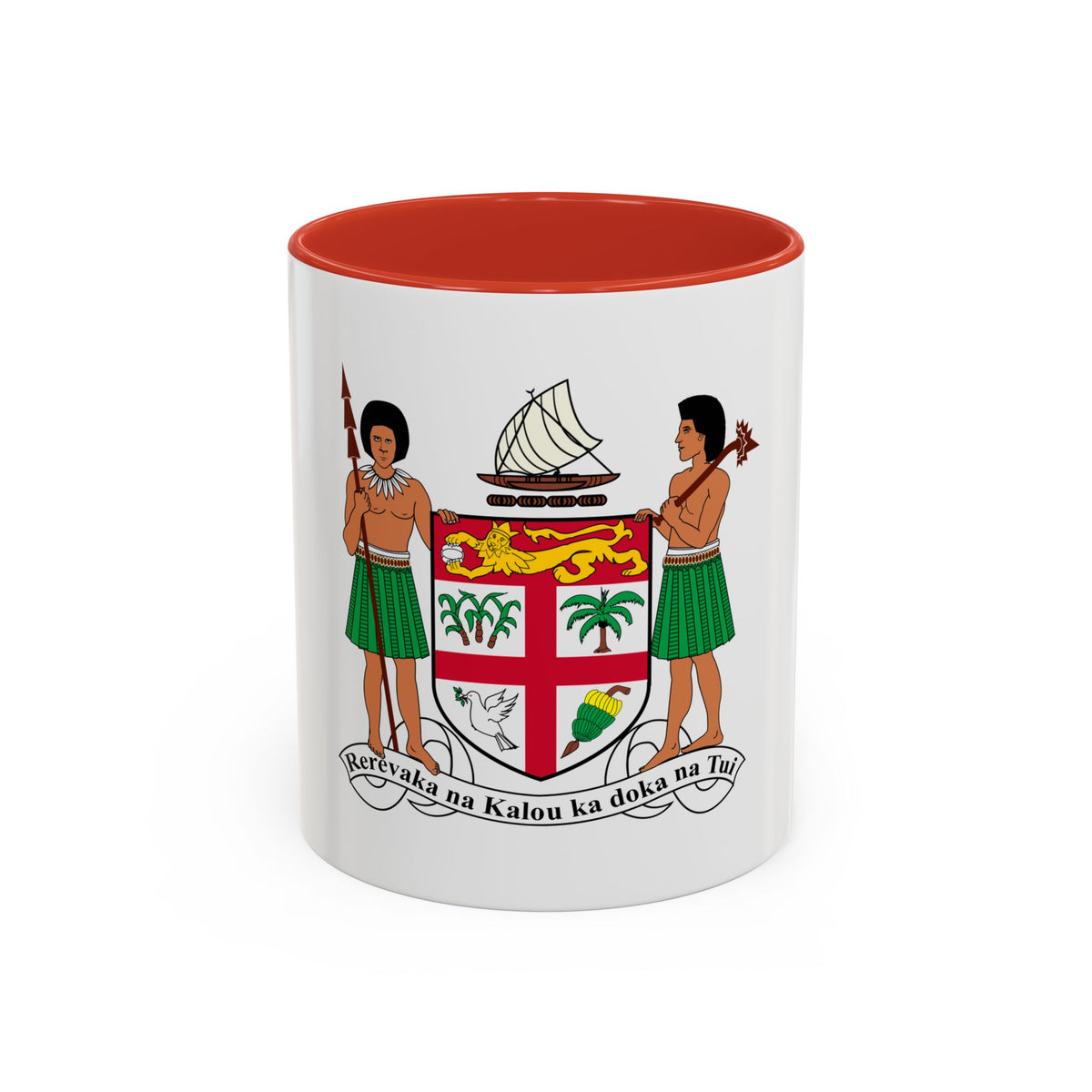 Coat of arms of Fiji - Accent Coffee Mug