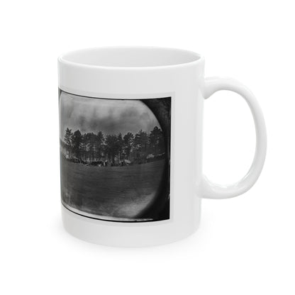 Brandy Station, Virginia. Quarters Of Capt. Clinton, C.S. Of Provost Marshals Department. Headquarters, Army Of The Potomac (U.S. Civil War) White Coffee Mug