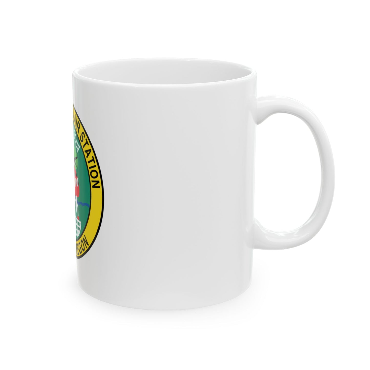 USCG Air Station Astoria (U.S. Coast Guard) White Coffee Mug