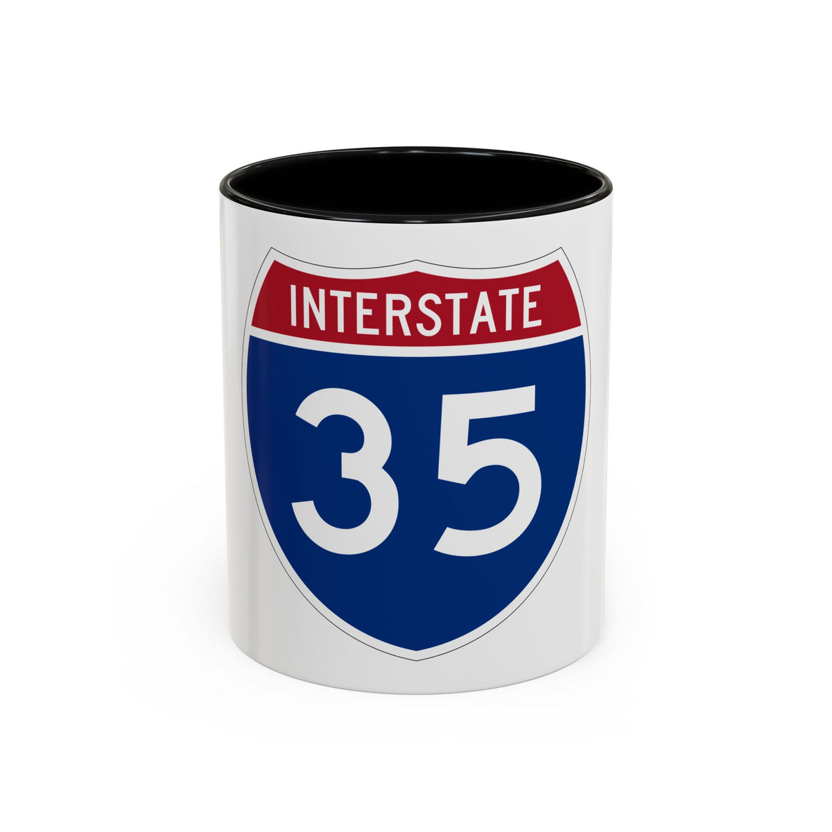 Interstate 35 (U.S. Highways) Accent Coffee Mug