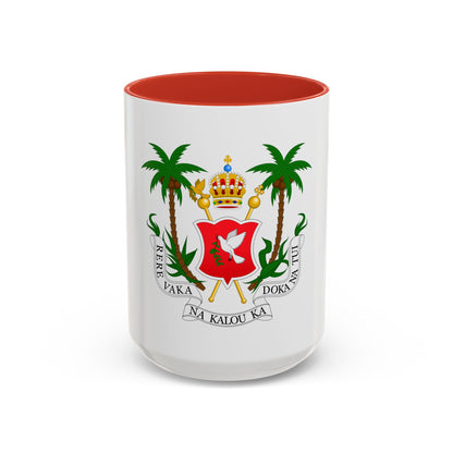 Coat of arms of the Kingdom of Fiji (1871-1874) - Accent Coffee Mug