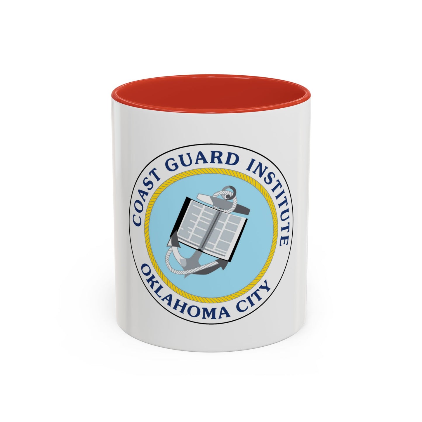 USCG Institute Oklahoma City 2 (U.S. Coast Guard) Accent Coffee Mug