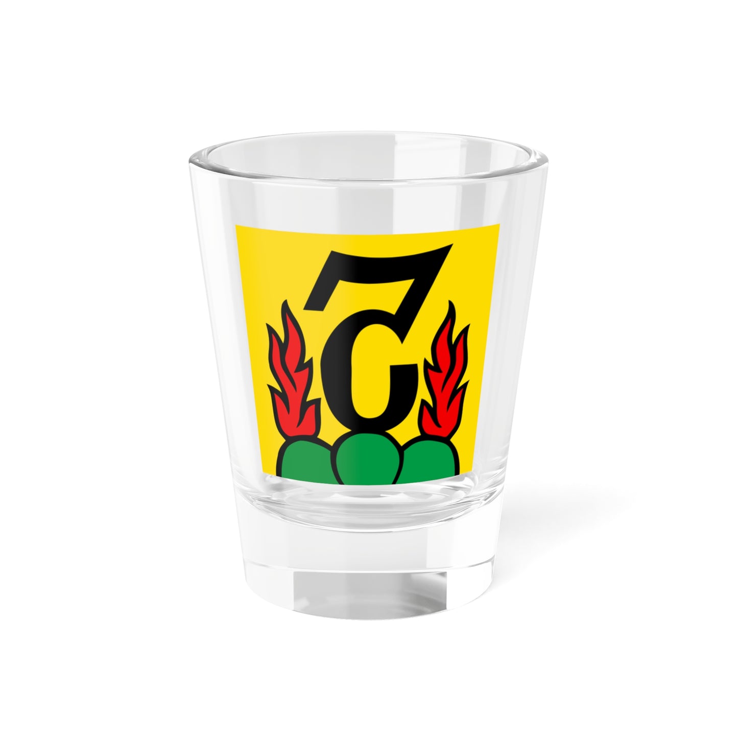 CHE Kiesen Flag (Switzerland) Shot Glass 1.5oz