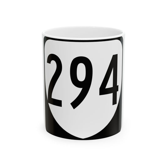 Virginia 294 1980 (Virginia) (Road Sign) White Coffee Mug