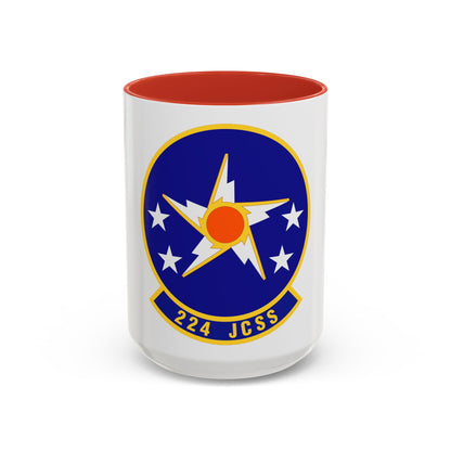 224th Joint Communications Support Squadron (U.S. Air Force) Accent Coffee Mug