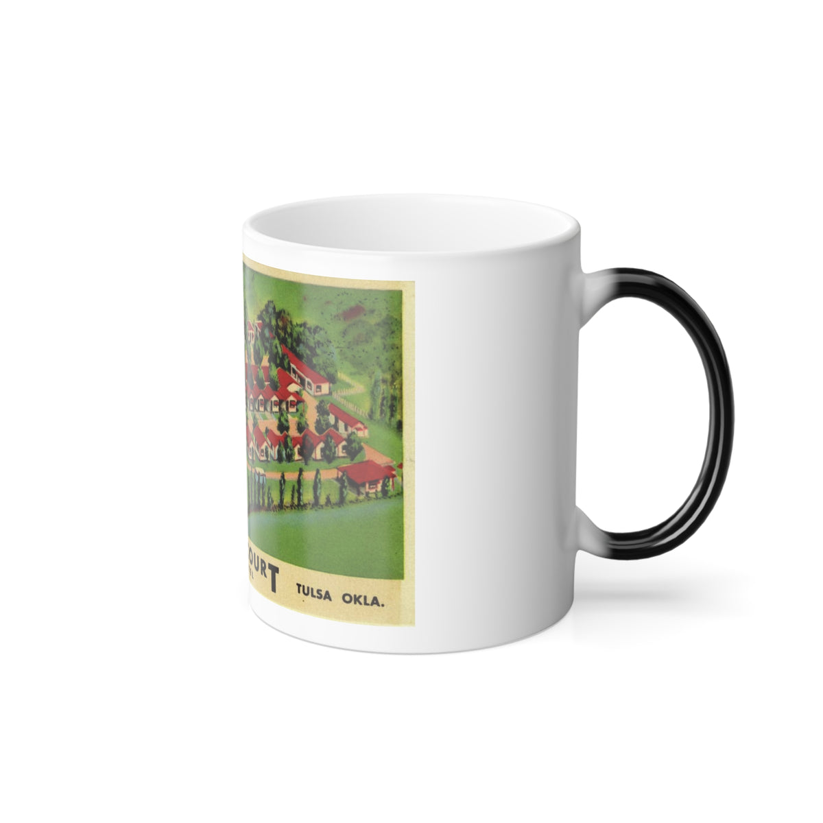 Cooks Court Trav O Tel (Greeting Postcards) Color Changing Mug 11oz