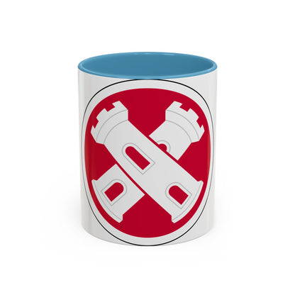 16th Engineer Brigade SSI (U.S. Army) Accent Coffee Mug