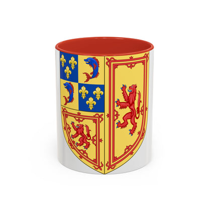 Royal Arms of the Kingdom of Scotland (1558-1559) - Accent Coffee Mug
