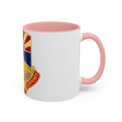 Tasse à café décorative du groupe de soutien régional 198 (armée américaine)