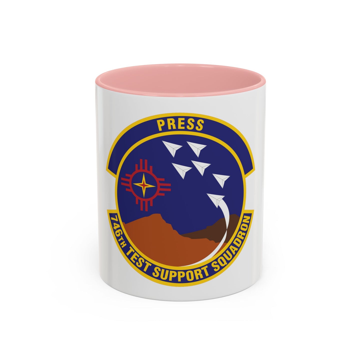 746th Test Support Squadron (U.S. Air Force) Accent Coffee Mug