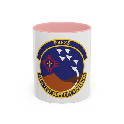 746th Test Support Squadron (U.S. Air Force) Accent Coffee Mug