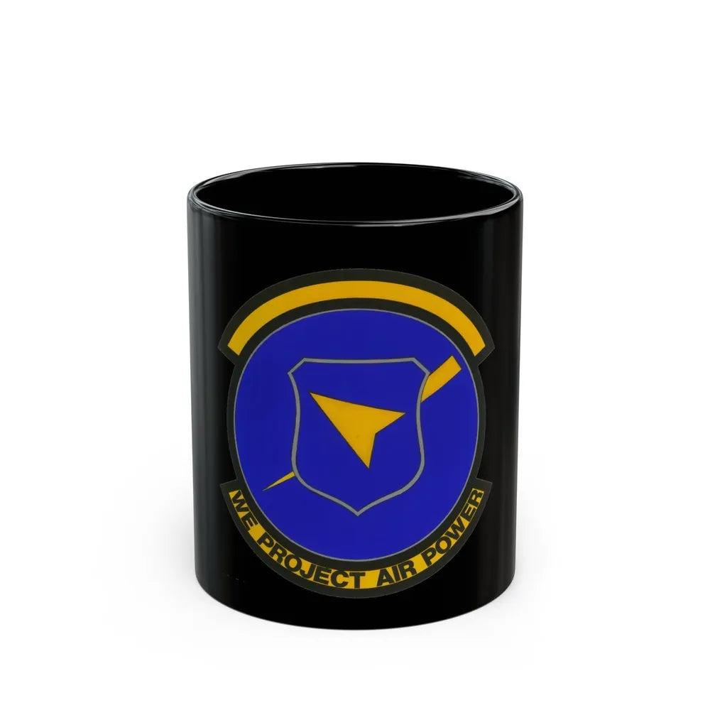 496 Air Base Sq USAFE (U.S. Air Force) Black Coffee Mug-11oz-Go Mug Yourself