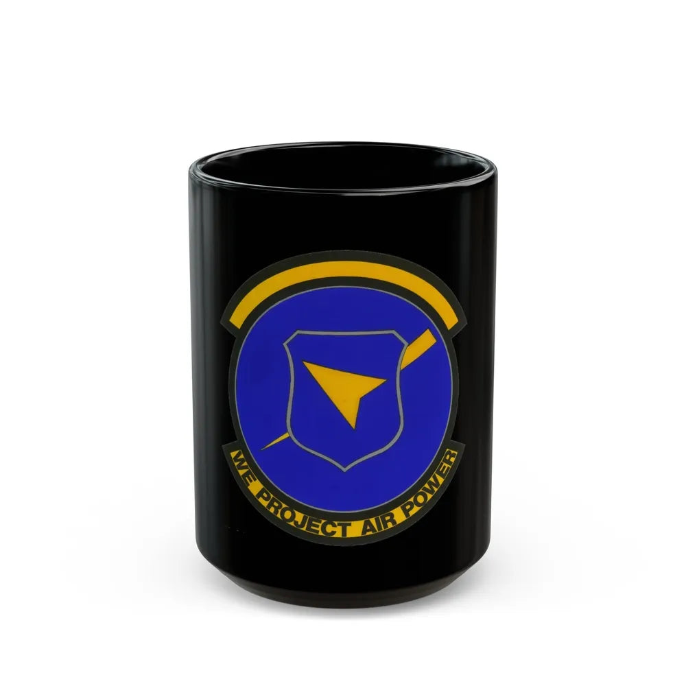 496 Air Base Sq USAFE (U.S. Air Force) Black Coffee Mug-15oz-Go Mug Yourself