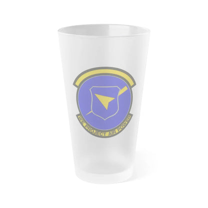 496 Air Base Sq USAFE (U.S. Air Force) Frosted Pint Glass 16oz-Go Mug Yourself