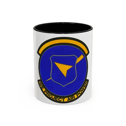 496 Air Base Sq USAFE (U.S. Air Force) Accent Coffee Mug 11oz Black - Go Mug Yourself