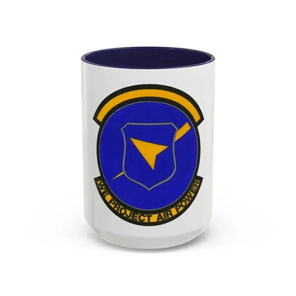 496 Air Base Sq USAFE (U.S. Air Force) Accent Coffee Mug 15oz Navy - Go Mug Yourself