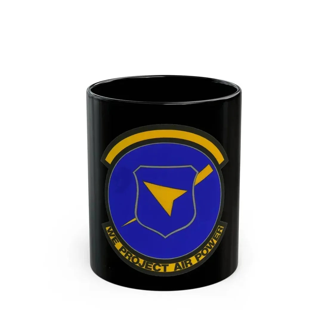 496 Air Base Sq USAFE (U.S. Air Force) Black Coffee Mug 11oz - Go Mug Yourself
