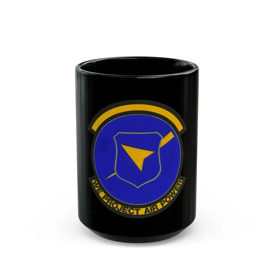 496 Air Base Sq USAFE (U.S. Air Force) Black Coffee Mug 15oz - Go Mug Yourself