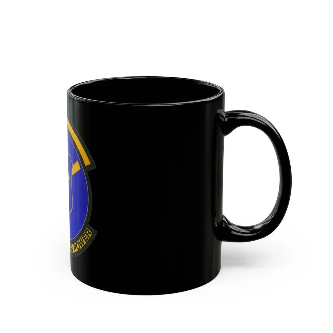 496 Air Base Sq USAFE (U.S. Air Force) Black Coffee Mug - Go Mug Yourself
