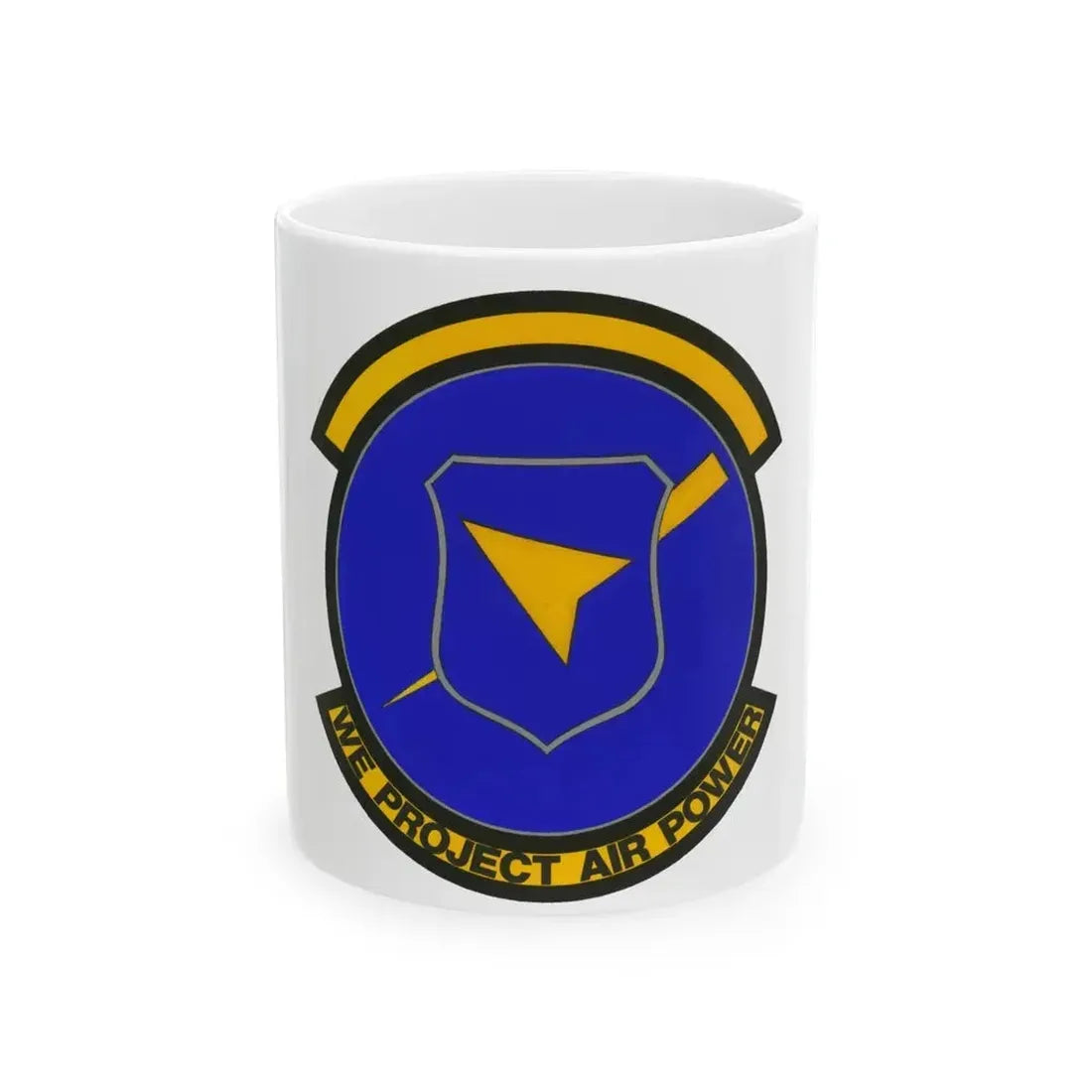 496 Air Base Sq USAFE (U.S. Air Force) White Coffee Mug 11oz - Go Mug Yourself