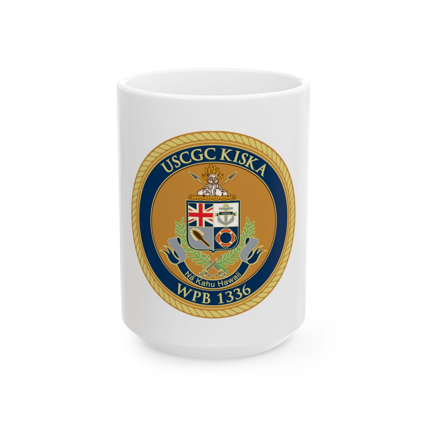 USCGC Kiska WPB 1336 (U.S. Coast Guard) White Coffee Mug