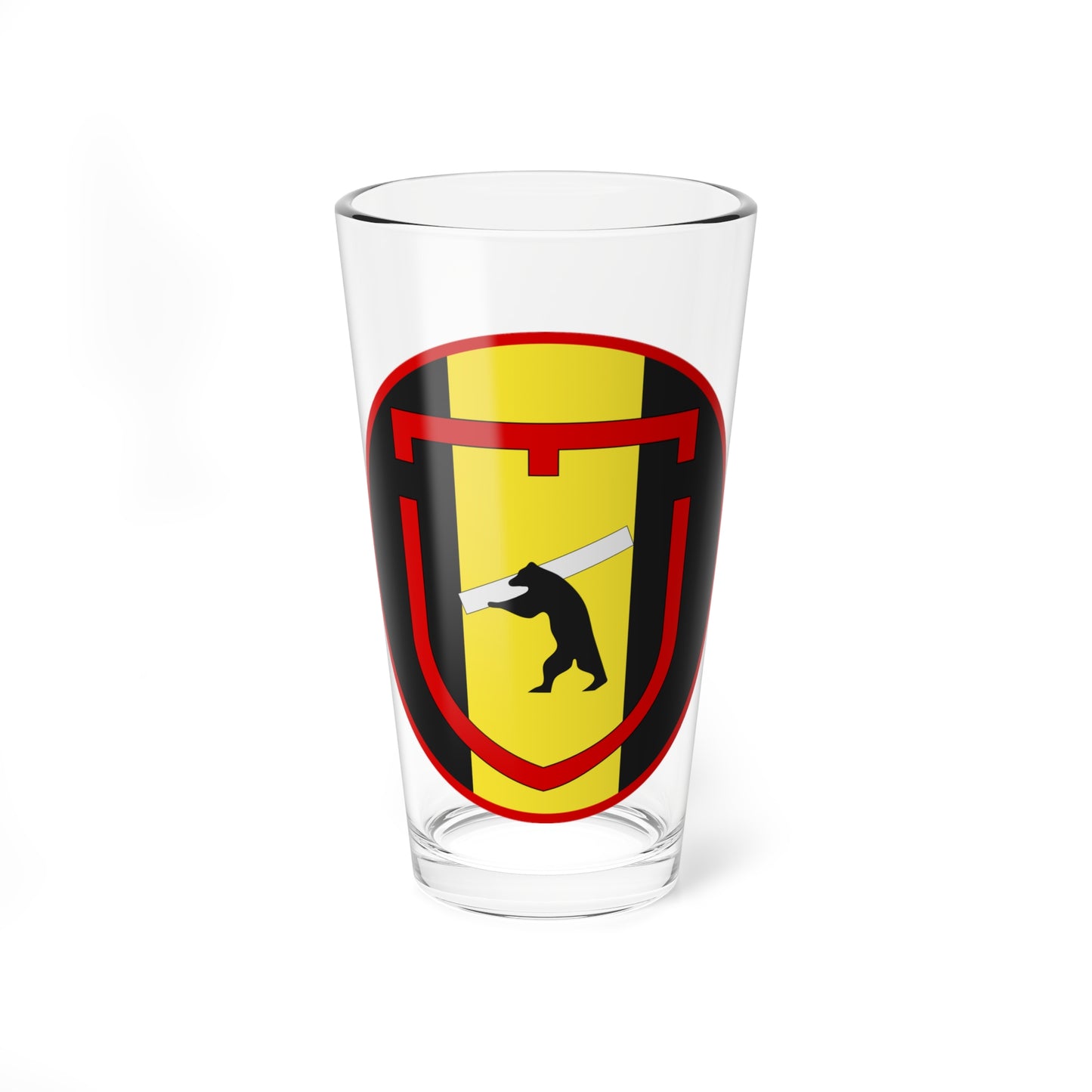 Emblem for the 3-I-IGR (Denmark) (Coat of Arms) Pint Glass 16oz
