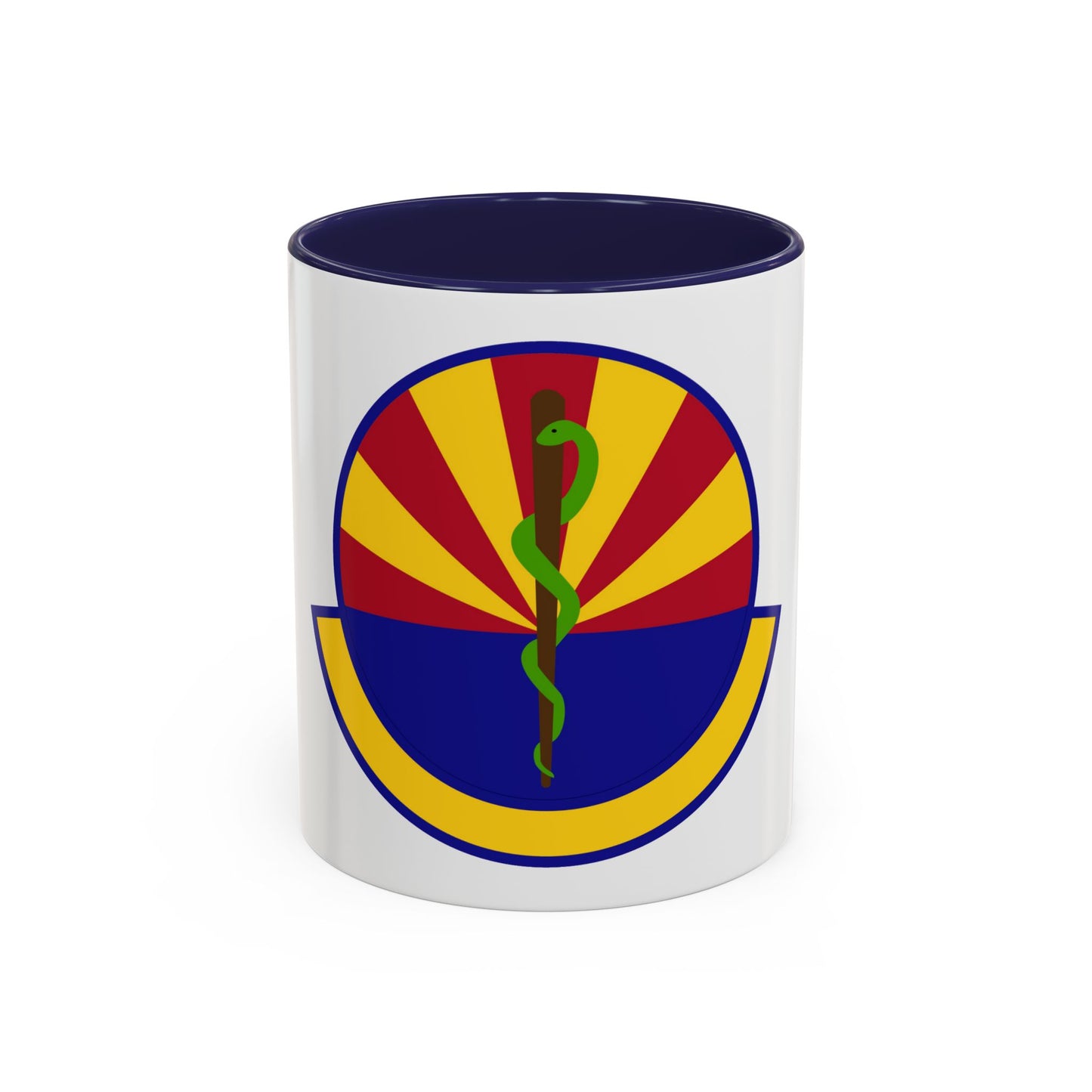 56 Healthcare Operations Squadron AETC (U.S. Air Force) Accent Coffee Mug