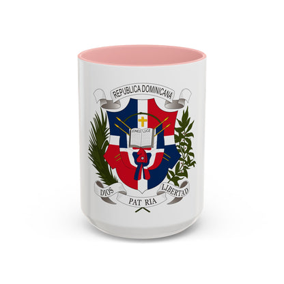 Coat of arms of the Dominican Republic (1860) - Accent Coffee Mug