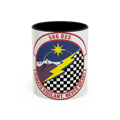 566th Operations Support Squadron (U.S. Air Force) Accent Coffee Mug