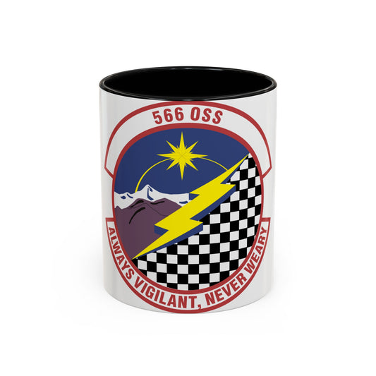 566th Operations Support Squadron (U.S. Air Force) Accent Coffee Mug